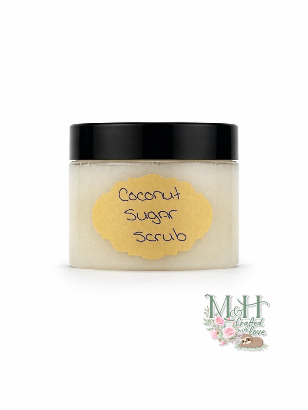 M&H Coconut Sugar Scrub - Cream Exfoliating Body Scrub